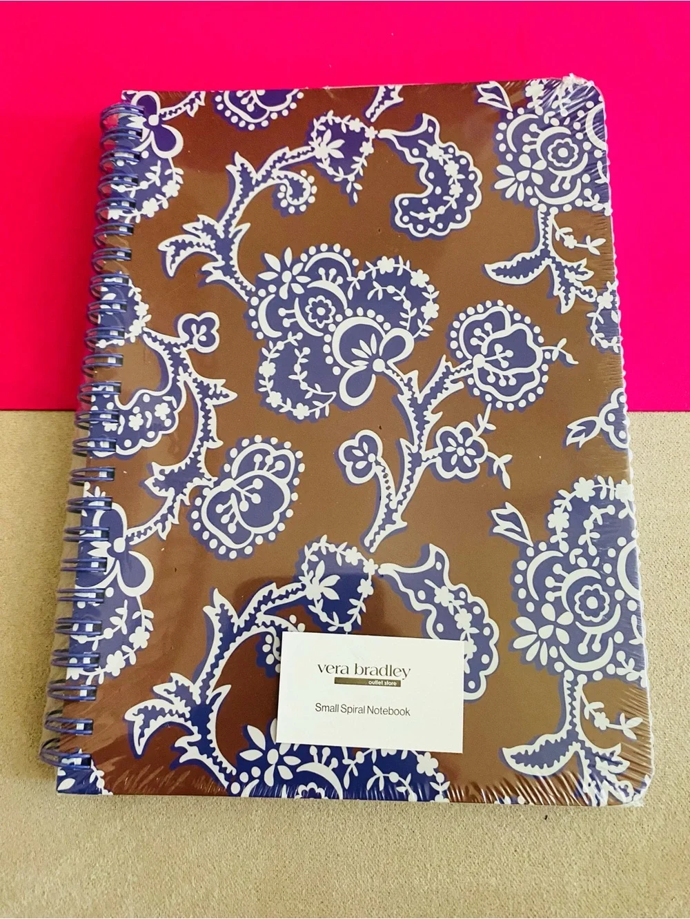 Vera Bradley Small Spiral notebook. NWT and